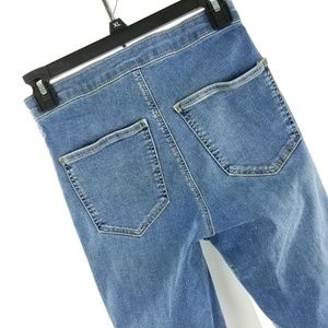 Topshop Moto Jeans Joni Skinny Raw Hem